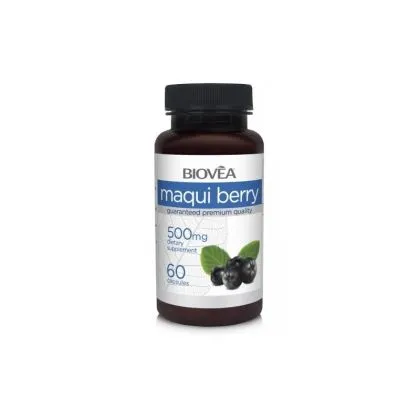 Маки бери 500 мг екстракт х 60 капсули Biovea | Maqui Berry