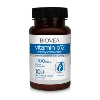 Витамин Б12 1000 мкг х 100 таблетки Biovea | Vitamin B12
