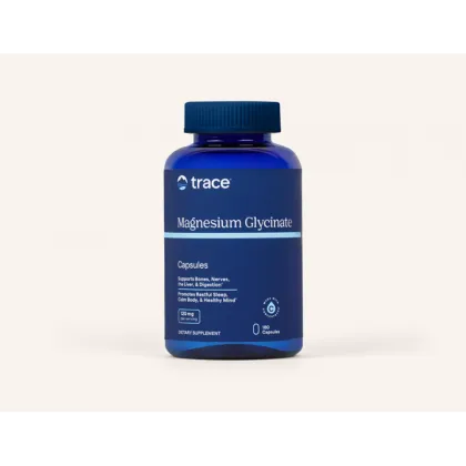 Магнезий глицинат хелат 120 мг х 180 капсули Trace Minerals | Magnesium Glycinate