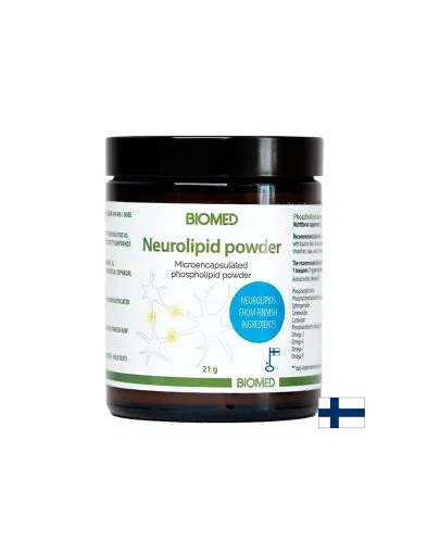 Невролипиди 499 мг за нервите и мозъка на прах 21 гр BIOMED | Neurolipids