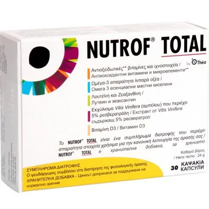 НУТРОФ ТОТАЛ Витамини за очи х 30 капсули THEA | Nutrof Total