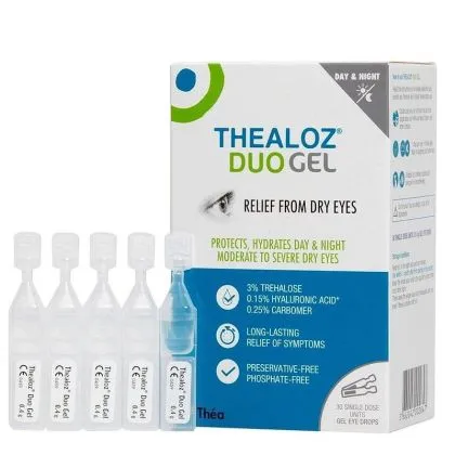 ТЕАЛОЗ ДУО очен гел 0.4 гр х 30 дози THEA | Thealoz Duo