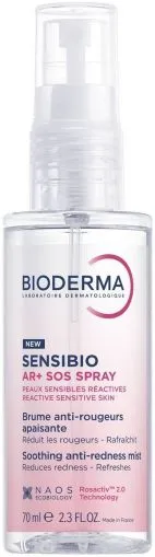Биодерма СЕНСИБИО AR+ SOS спрей при реактивна и раздразнена кожа 70 мл | Sensibio Bioderma