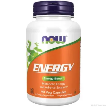 ENERGY Формула за енергия, тонус и издържливост х 90 капсули Now Foods