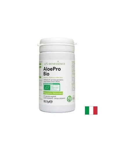 АЛОЕ ПРО Алое вера + пробиотици и пребиотици ( синбиотик ) х 60 капсули Benessence | Aloe Pro