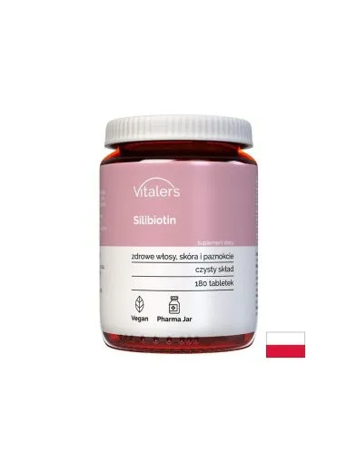 Силибиотин за коса, кожа и нокти х 180 таблетки Vitaler's | Silibiotin