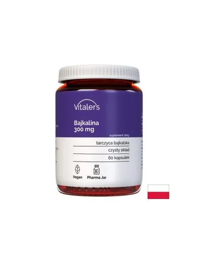 Шлемник Байкалски 300 мг x 60 капсули Vitaler's | Baikal Skullcap