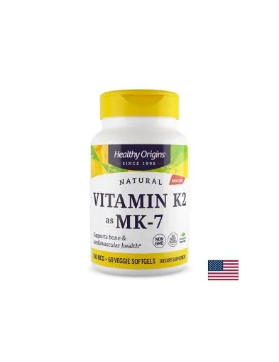Витамин К2 ( МК-7) 100 мкг х 60 капсули Healthy Origins | Vitamin K2 MK-7