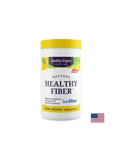 Гуарови фибри на прах за храносмилане и чревен комфорт х 225 гр Healthy Origins | Guar Fibers