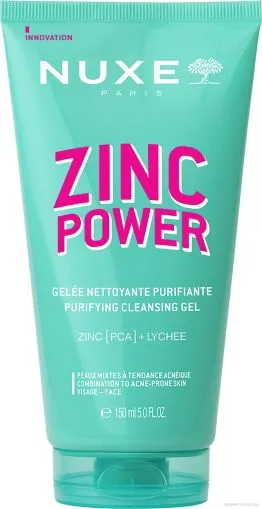 Нукс ЦИНК ПАУЪР Измиващ гел за лице х 200 мл | NUXE Zinc Power