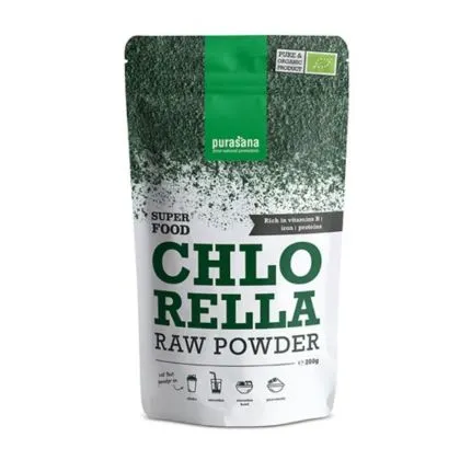 Хлорела на прах БИО х 200 гр PURASANA | Chlorella Organic Powder