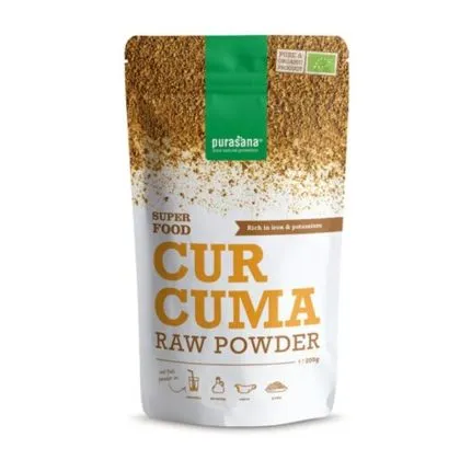 Куркума на прах БИО х 200 гр PURASANA | Turmeric Organic Powder