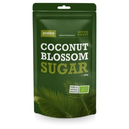 Кокосова захар БИО х 300 гр PURASANA | Coconut Sugar Organic