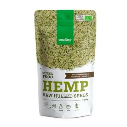 Конопен протеин на прах БИО х 200 гр PURASANA | Hemp Protein Organic