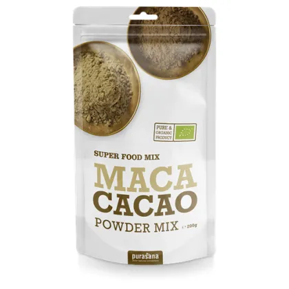 Мака и какао БИО Микс х 200 гр PURASANA | Maca & Cocoa Organic Mix
