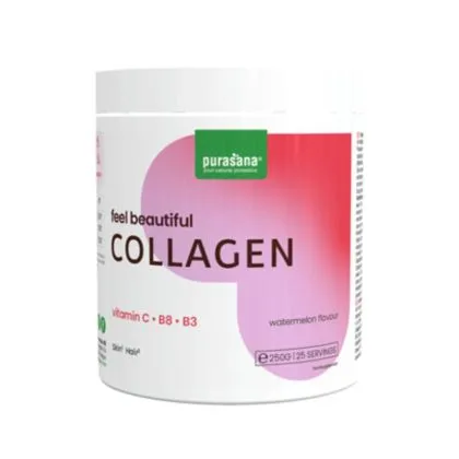 Колаген на прах за КРАСОТА х 200 гр с вкус на диня PURASANA | Beauty Collagen