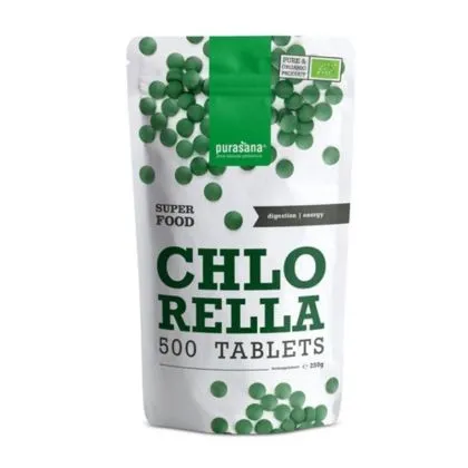 ХЛОРЕЛА Био екстракт х 500 таблетки PURASANA | Organic Chlorella