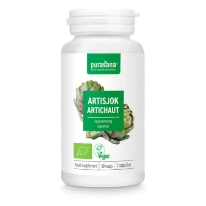 АРТИШОК Био екстракт 240 мг х 60 капсули PURASANA | Artichoke Organic