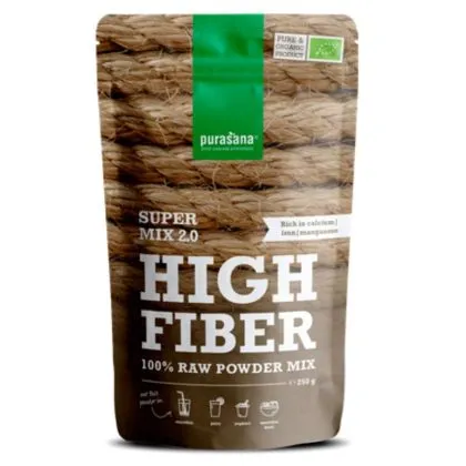 Био микс с ВИСОКО СЪДЪРЖАНИЕ НА ФИБРИ 2.0 на прах 250 гр PURASANA | Multiple Fibre Mix