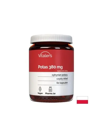 Калий 380 мг х 60 капсули Vitaler's | Potassium