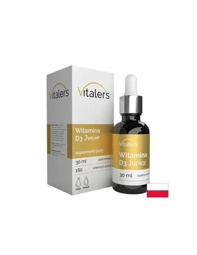 Витамин Д3 за деца и възрастни 800 IU течен, на капки х 180 дози Vitaler's | Vitamin D3 Liquid