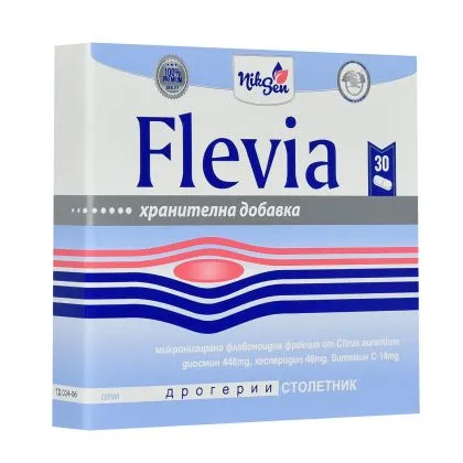 ФЛЕВИЯ х 30 таблетки ДРОГЕРИИ СТОЛЕТНИК НИКСЕН | Flevia ( диосмин )