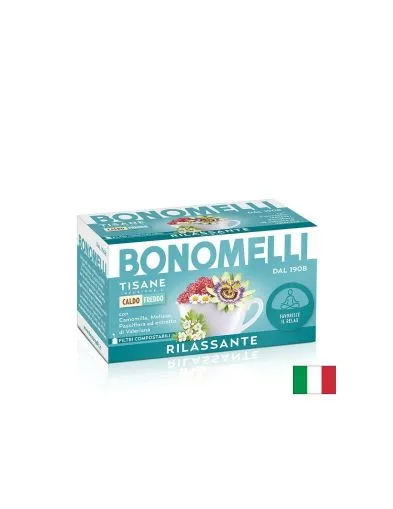 Билков чай Релакс за успокоение и баланс х 16 пакетчета BONOMELLI | Relaxing Herbal Tea