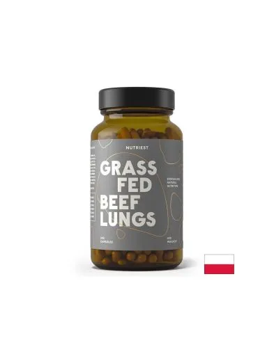Говежди бял дроб + черен дроб 400 мг х 240 капсули Nutriest | Beef Liver & Lungs