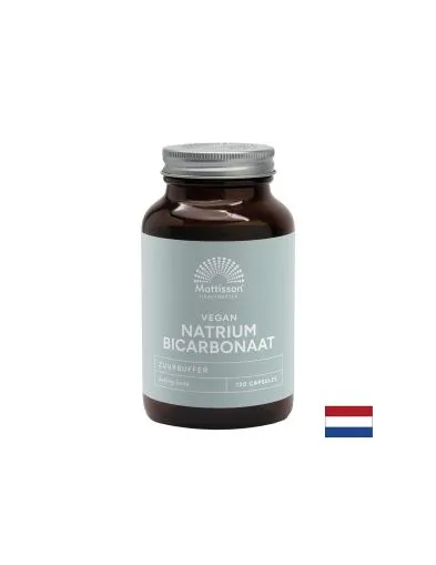 Натриев бикарбонат 800 мг х 120 капсули Mattisson Healthstyle | Sodium Hydrogencarbonate