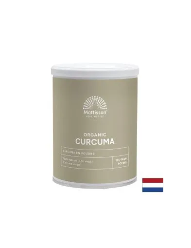 Куркума БИО с органичен куркумин на прах 125 гр Mattisson Healthstyle | Organic Turmeric