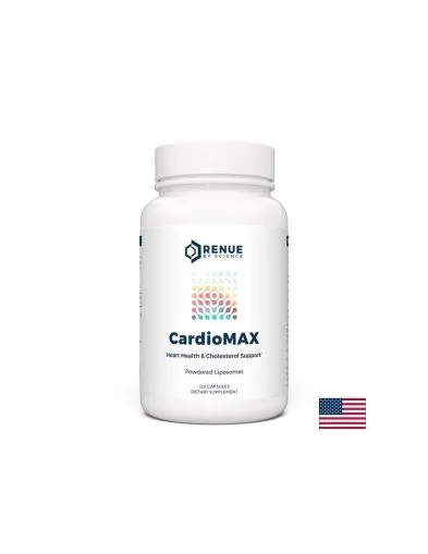 Cardio MAX Формула с червен ориз, коензим Q10 и берберин за нормален холестерол х 120 капсули Renue by Science