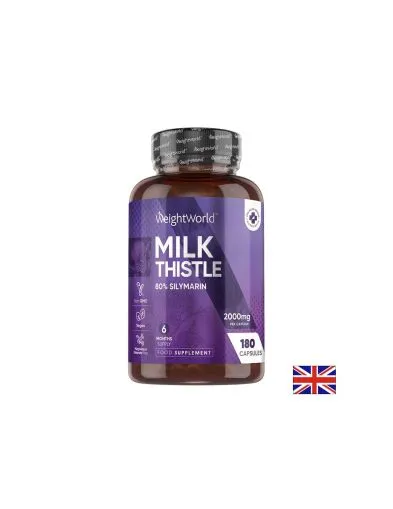 Бял трън ( Млечен бодил ) 2000 мг х 180 капсули Weight World | Milk Thistle
