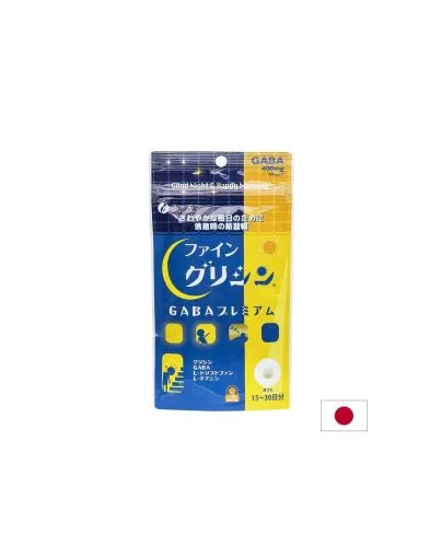 Глицин 450 мг + ГАБА 400 мг х 90 таблетки FINE JAPAN | Glycine & GABA