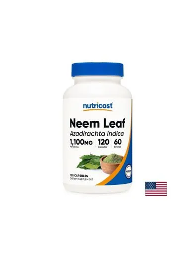 Нийм екстракт от листа 550 мг 120 капсули Nutricost | Neem
