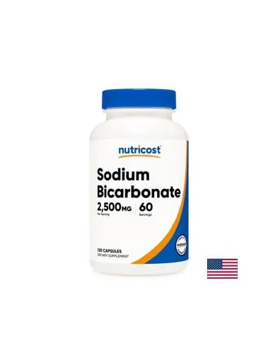 Натриев бикарбонат 1250 мг х 120 капсули Nutricost | Sodium Hydrogencarbonate