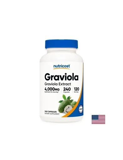 Гравиола екстракт 100 мг х 240 капсули Nutricost | Graviola
