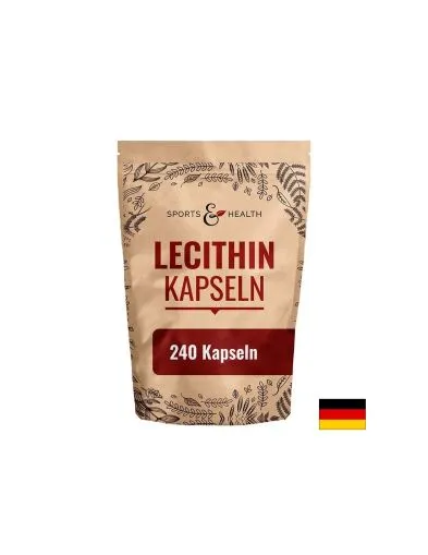 Соев лецитин 1200 мг х 240 капсули Sports & Health Solutions | Soy Lecithin