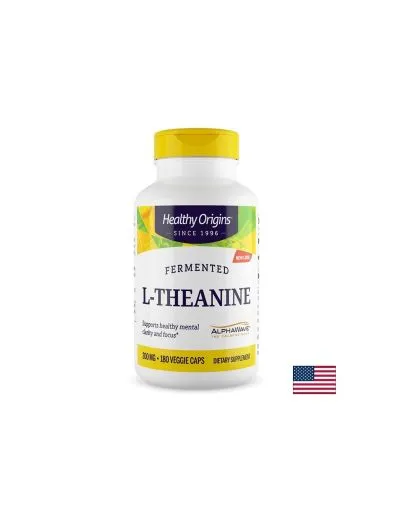 Л-Теанин 100 мг х 180 капсули Healthy Origins | L-Theanine