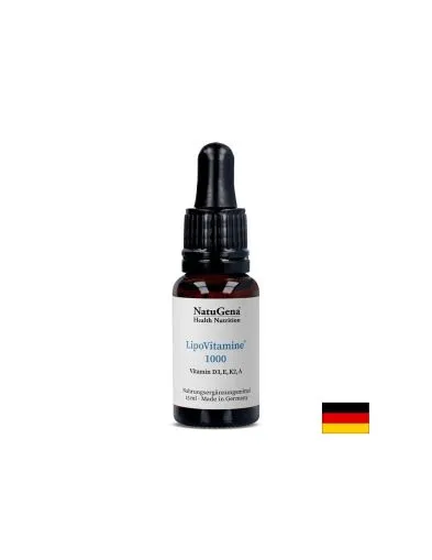 LipoVitamine ® 1000 Липозомни витамини А, Д3, Е + К2 на капки х 15 мл NATUGENA