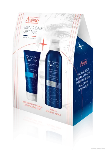 Авен МЕН Пяна за бръснене + Афтършейв балсам ПРОМО КОМПЛЕКТ | Avene Men