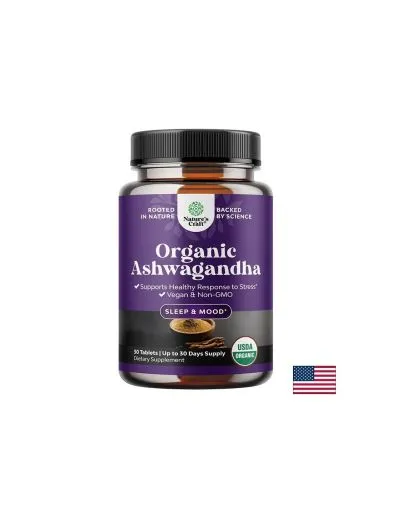 Ашваганда + черен пипер х 30 таблетки Nature's Craft | Ashwagandha & Black Pepper