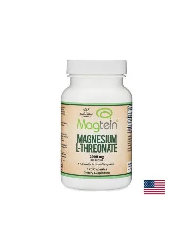 Магнезий Л-треонат х 120 капсули Double Wood | Magnesium L-threonate