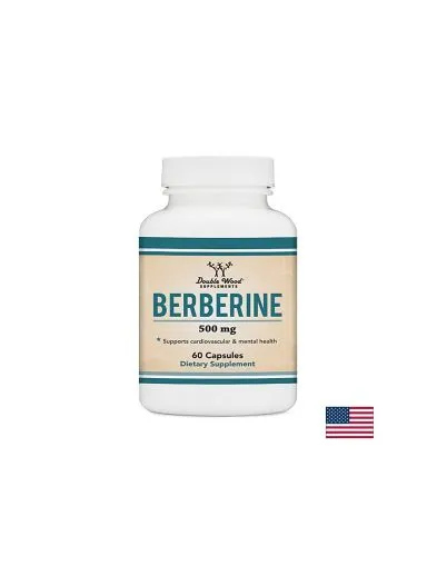 Берберин хидрохлорид 500 мг х 60 капсули Double Wood | Berberine