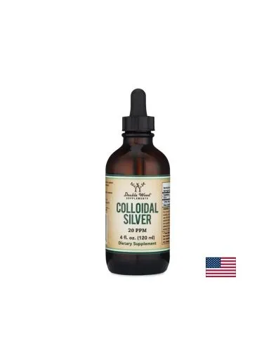 Колоидно сребро 20 PPM разтвор х 120 мл Double Wood | Colloidal Silver