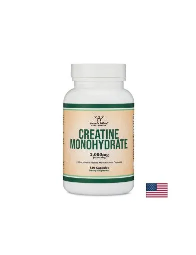 Креатин монохидрат 500 мг х 120 капсули Double Wood | Creatine monohydrate