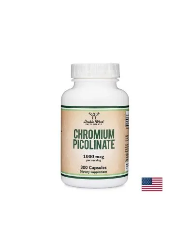 Хром пиколинат 500 мкг х 300 капсули Double Wood | Chromium picolinate