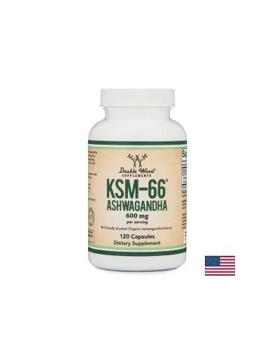 Ашваганда KSM-66 ® 600 мг х 120 капсули Double Wood | Ashwagandha