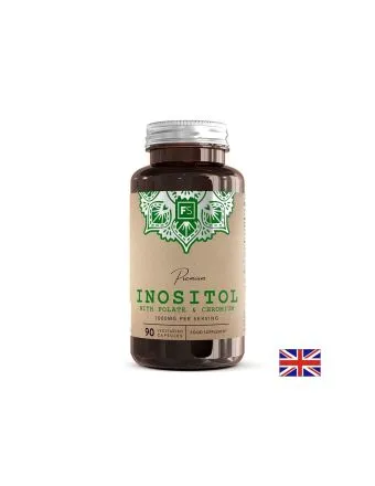 Инозитол + фолиева киселина + хром х 90 капсули Focus Supplements | Inositol, Folic acid & Chrome