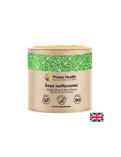 Изофлавони комплекс - соеви, от кудзу и червена детелина х 90 таблетки Power Health | Isoflavones