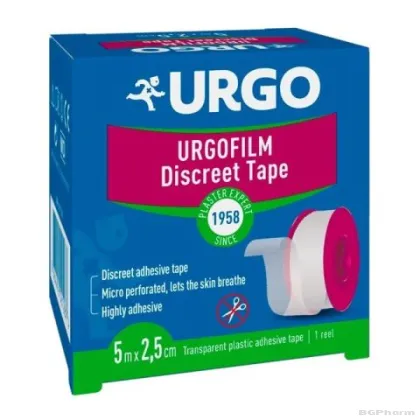 УРГО Ургофилм прозрачен лейкопласт 2.5 см / 5 м | URGO Urgofilm